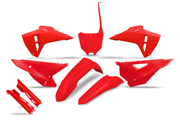 Full Plastic Kit red for Honda CRF 250 R - CRF 450 R - CRF 450 RWE - CRF 250 RX ENDURO SPECIAL - CRF 250 RWE